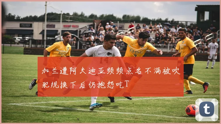 加兰遭阿夫迪亚频频点名不满被吹犯规换下后仍抱怨吃T